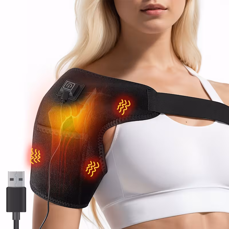 USB Heating Pad & Massager with 3 Heat Levels