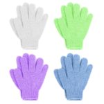 Exfoliating Bath Gloves, Pack of 4