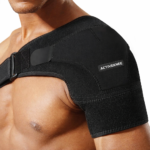 Activeknee Shoulder Brace, Rotator Cuff Support Brace and Arm Sling for Pain Relief, Shoulder Compression Sleeve for Preventing Strains and Dislocation, Adjustable Fits Left and Right Arm, Men & Women